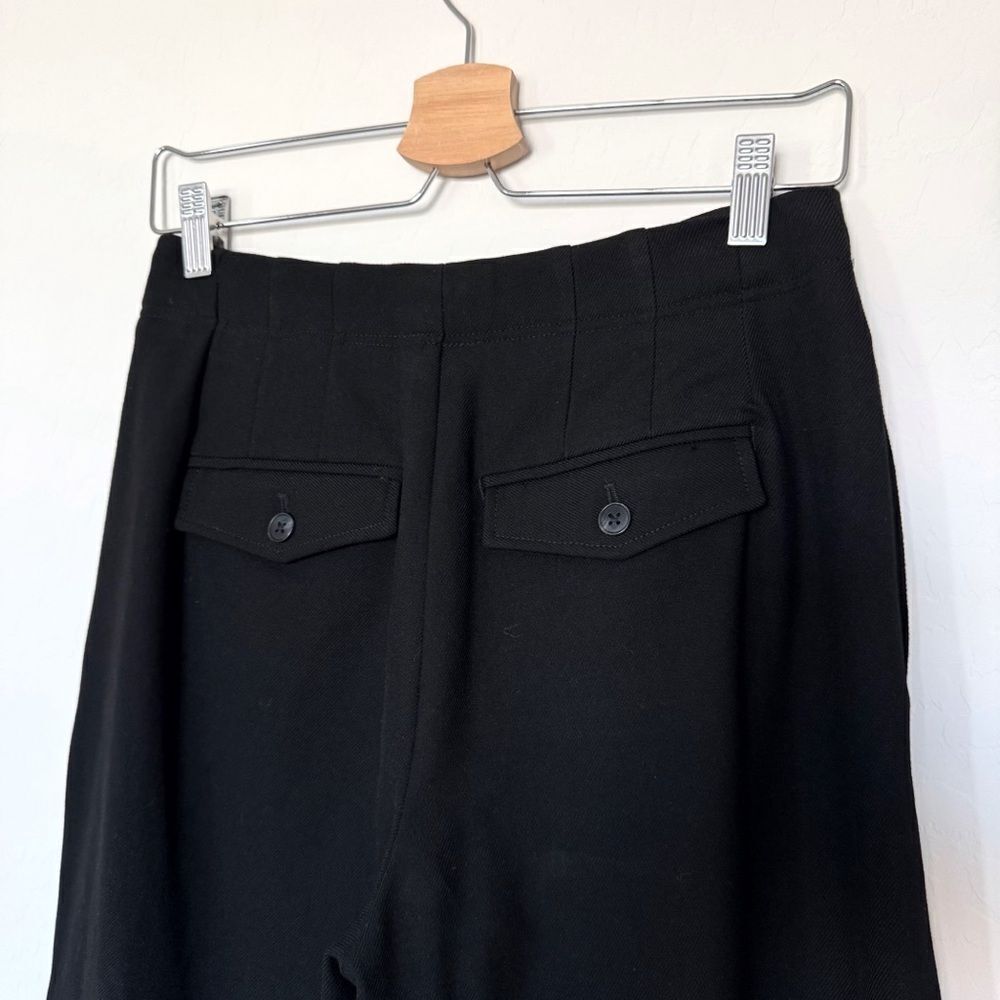 GAP High Rise Cropped Wide-Leg Pants in Black Size 4 Tall - Picture 8 of 10